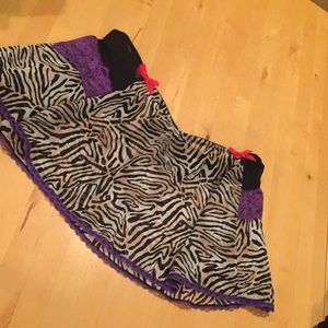 Lingerie sheer skirt cacique fits 22 thru 28 plus